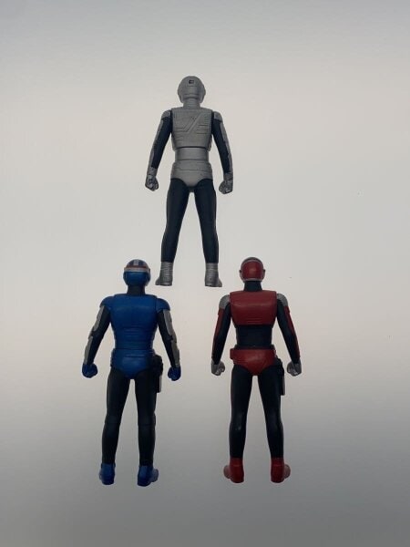 宇宙刑事シリーズ ソフビ 3点set ギャバン シャリバン シャイダー