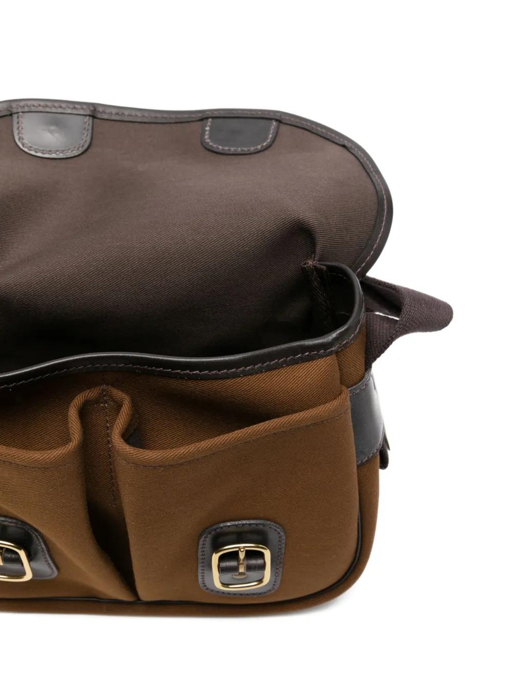 Brady Norfolk Buckled Shoulder Bag in Brown | Lyst