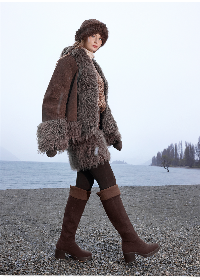 Gia] 折り返し式 スクエアトゥ ニーハイブーツ – VIVAIA JAPAN