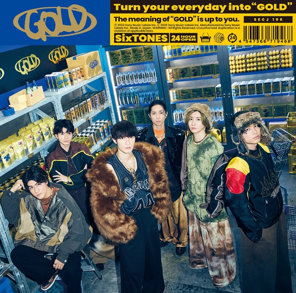 SixTONES 5thアルバム『GOLD』2025年1月15日発売！ - TOWER RECORDS ONLINE