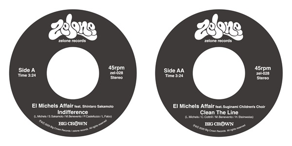 El Michels Affairの新作アルバムより坂本慎太郎が作詞と歌唱で参加