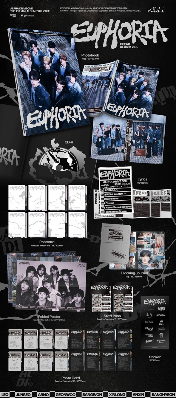 ALPHA DRIVE ONE THE 1ST MINI ALBUM 'EUPHORIA' 日本限定特典付きで