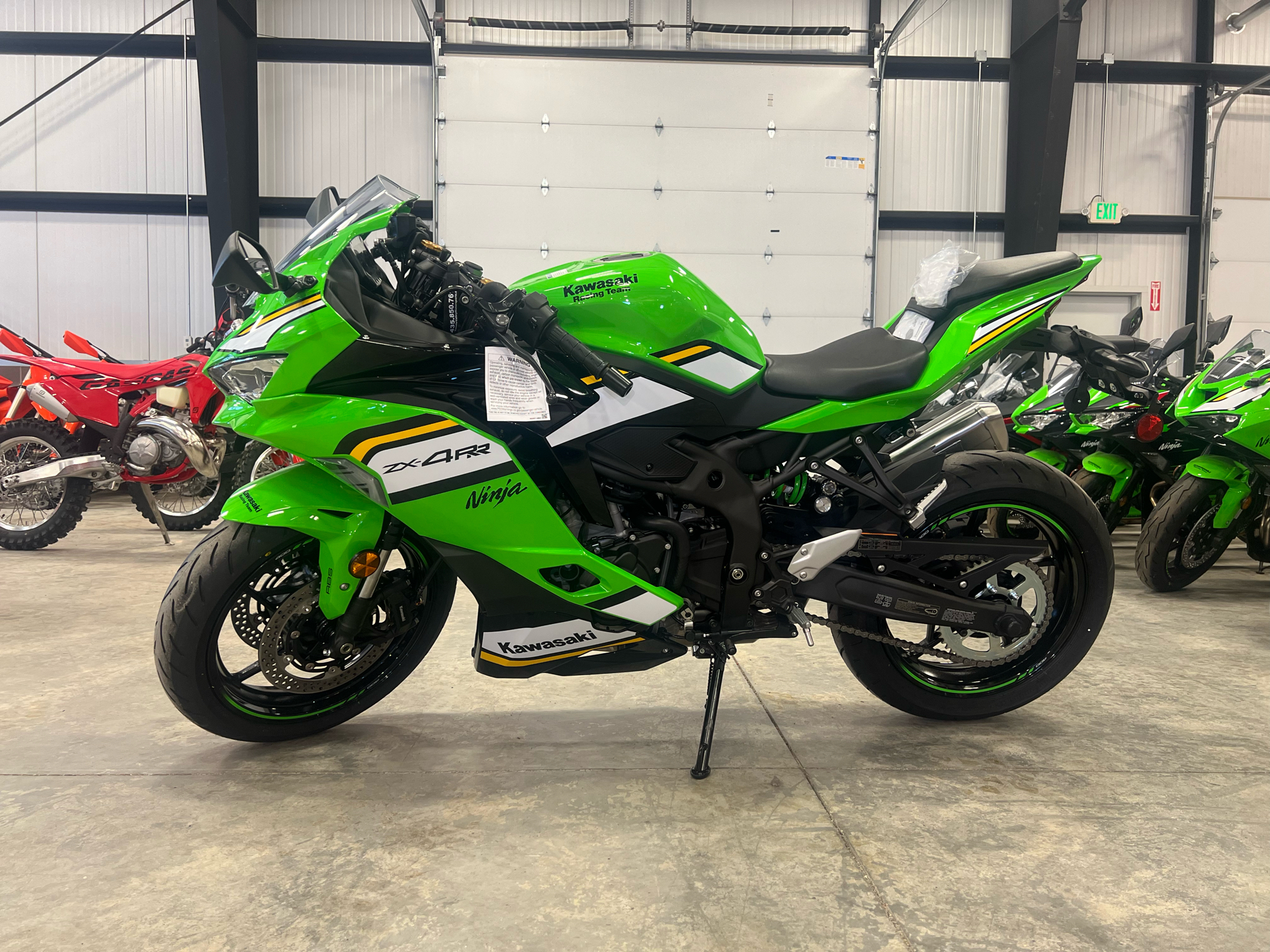 New 2025 Kawasaki Ninja ZX-4RR KRT Edition ABS Lime Green / Ebony
