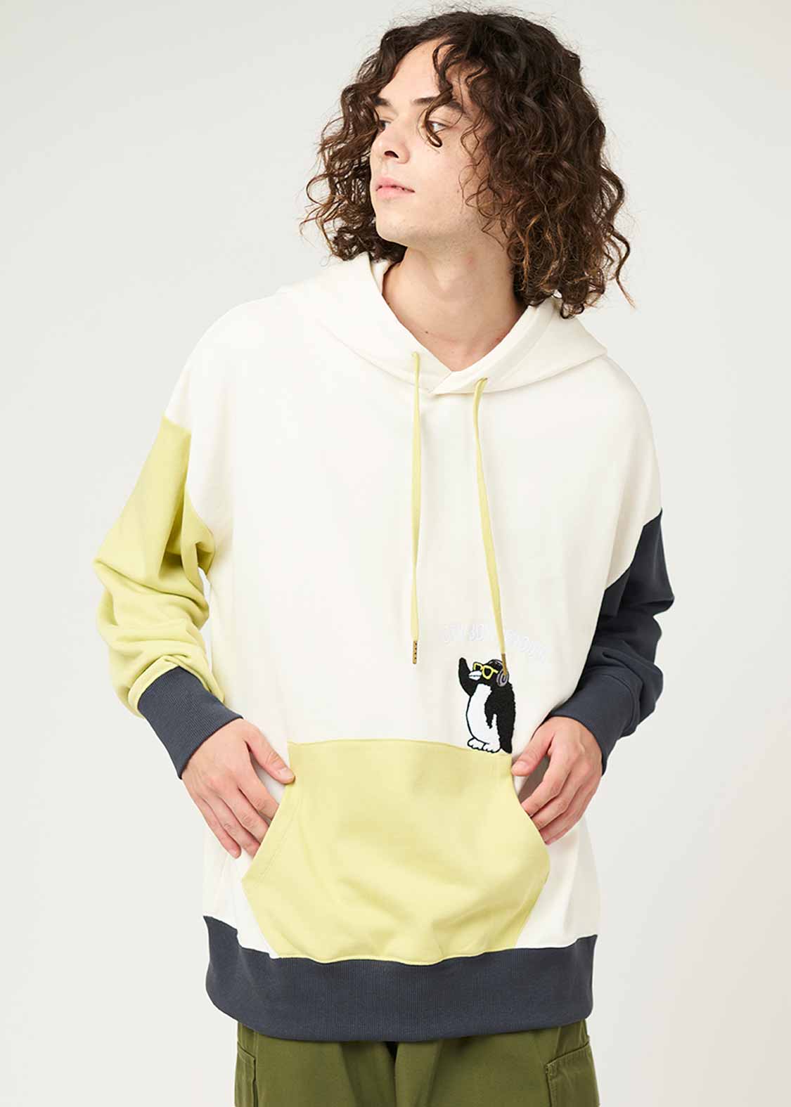 シティボーイペンギン ミュージック｜ビッグシルエットパーカー｜ユニ