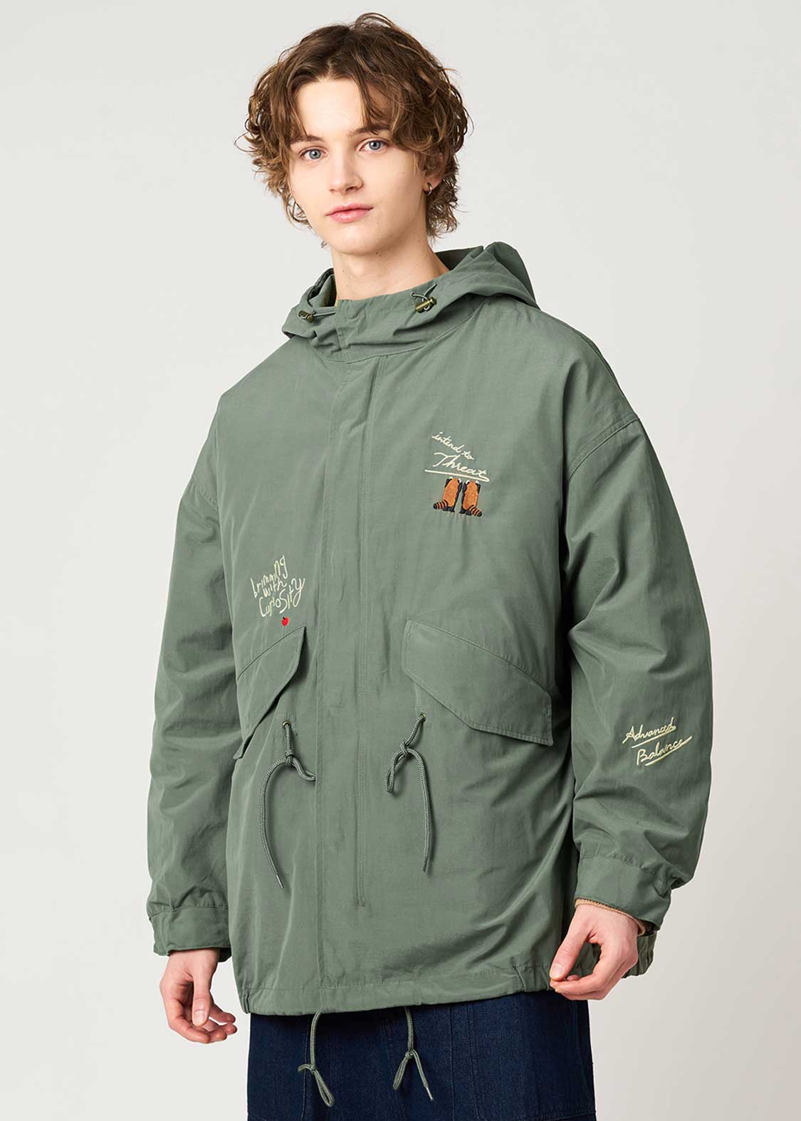 イカク｜ショートモッズコート｜ユニセックス｜グラニフ(graniph)公式