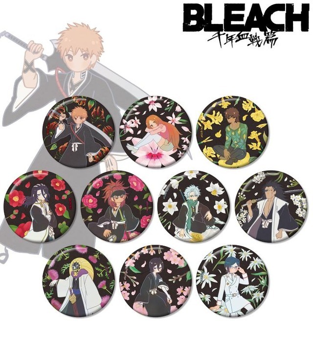 BLEACH」黒崎一護、井上織姫、日番谷冬獅郎らボタニカルデザインで登場