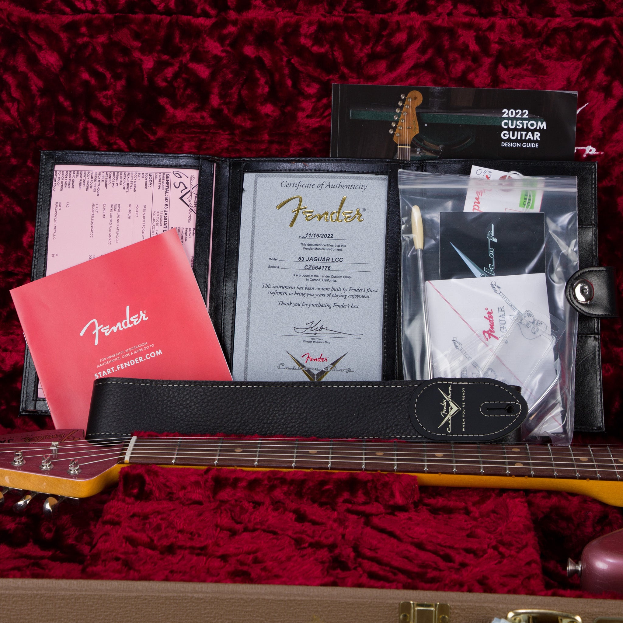 Fender Custom Shop '62 Jaguar Closet Classic Electric Guitar