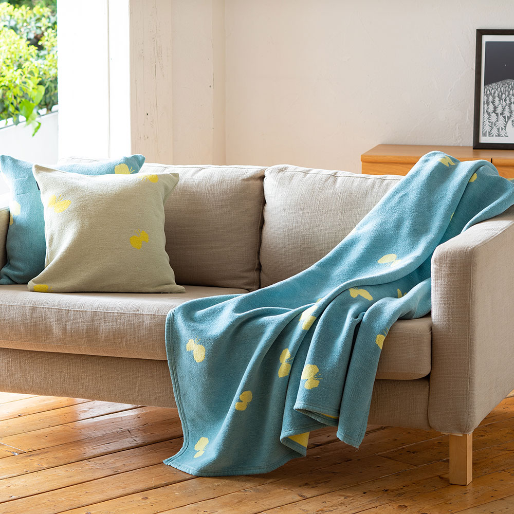 KLIPPAN × mina perhonen｜シュニールコットンブランケット シングル