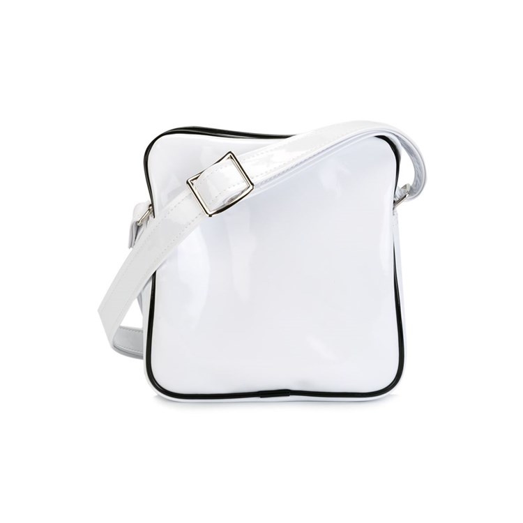 コムデギャルソン ガール ロゴ エナメルショルダー ホワイト