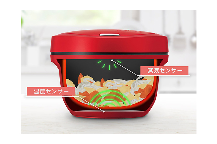 SHARP ヘルシオ ホットクック KN-HW24G 2〜6人用 2.4L容量 レッド