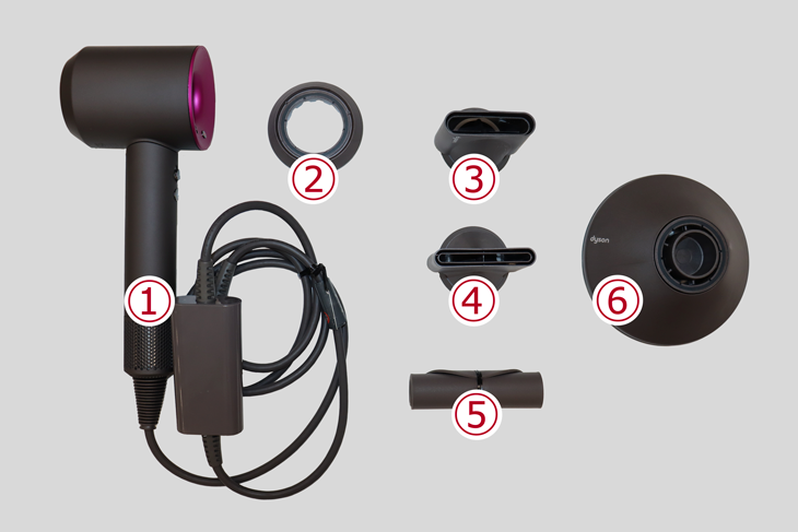 Dyson Supersonic Ionic ヘアドライヤー（HD03）アイアン／フューシャ