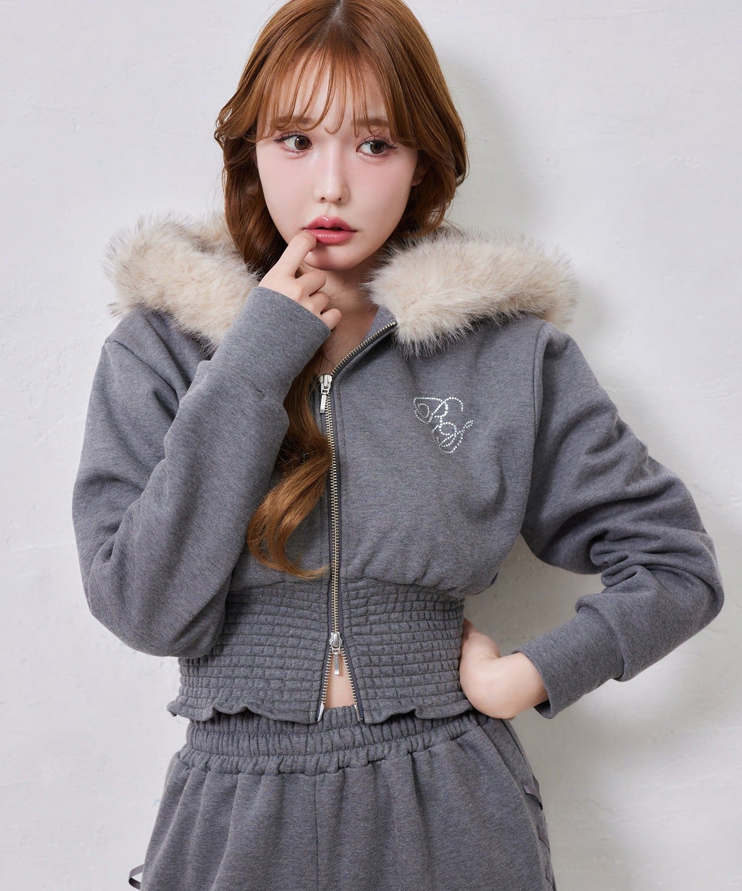 セットアップ可能】フェイクファーパーカー | one after another NICE