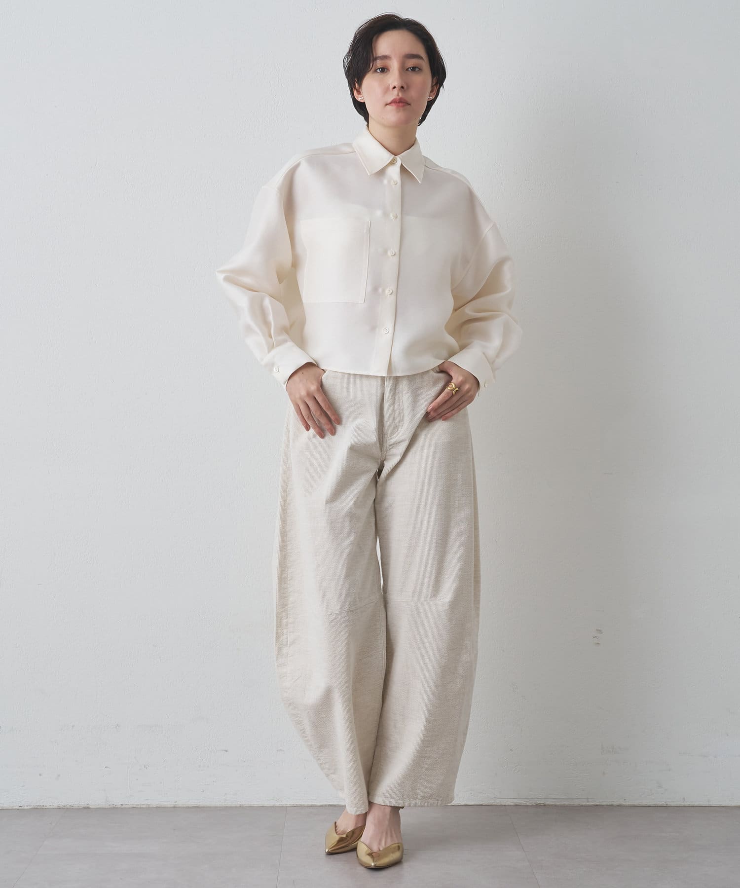 ライトコーデュロイコクーンパンツ | Drawing Numbers(ドローイング