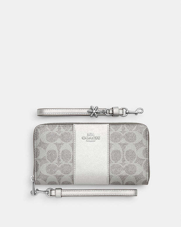 公式】コーチアウトレット | ボックスド ロング ジップ アラウンド