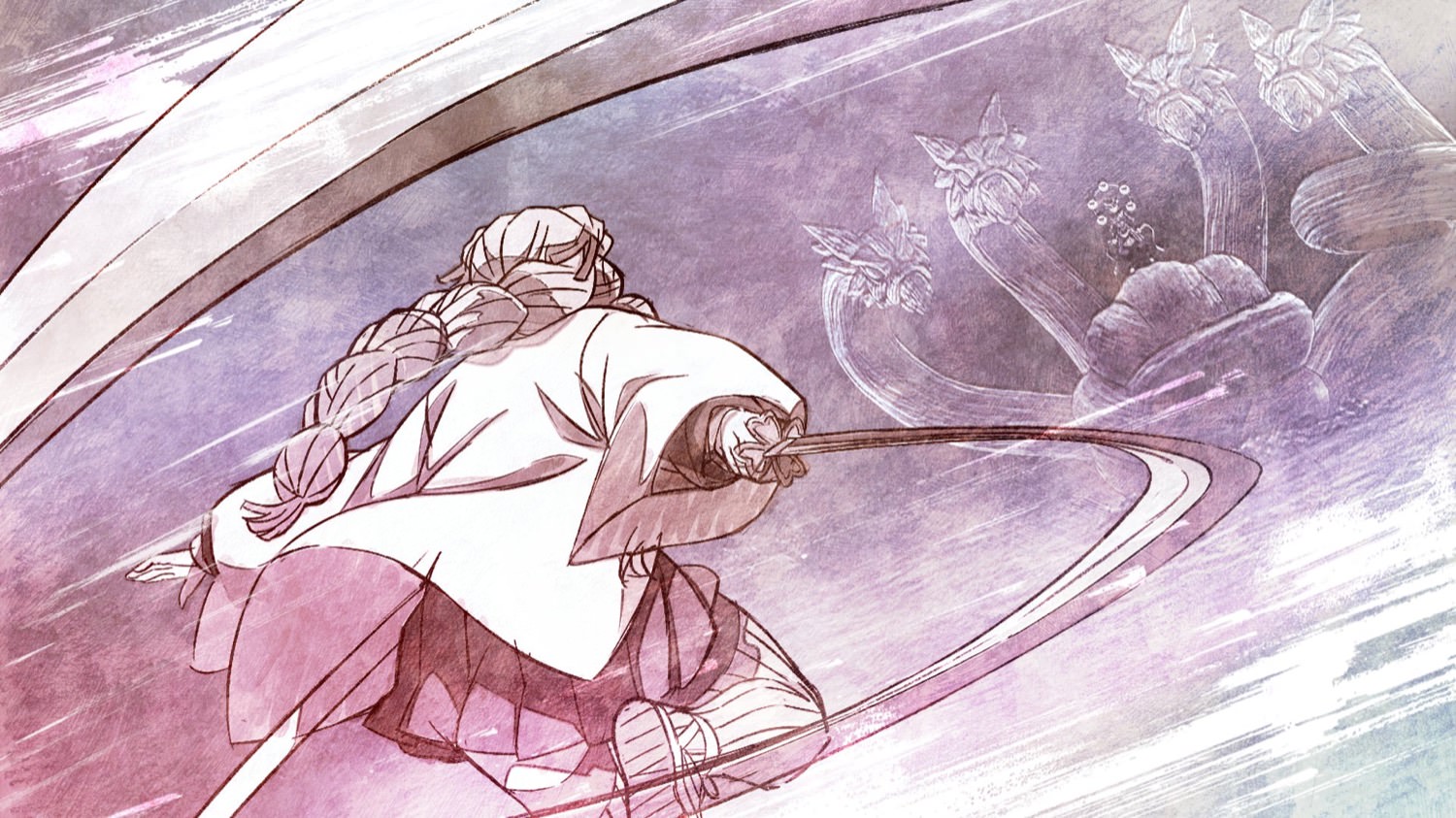 鬼滅の刃 刀鍛冶の里編 第10話 憎珀天と戦う蜜璃の御礼提供イラスト登場!