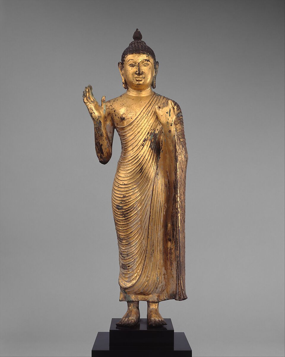 Buddha Offering Protection - Sri Lanka, central plateau - Early