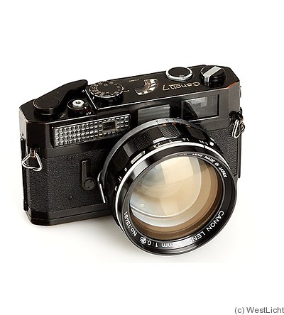 Canon: Canon 7 (black with 0.95 50mm lens) Price Guide: estimate a