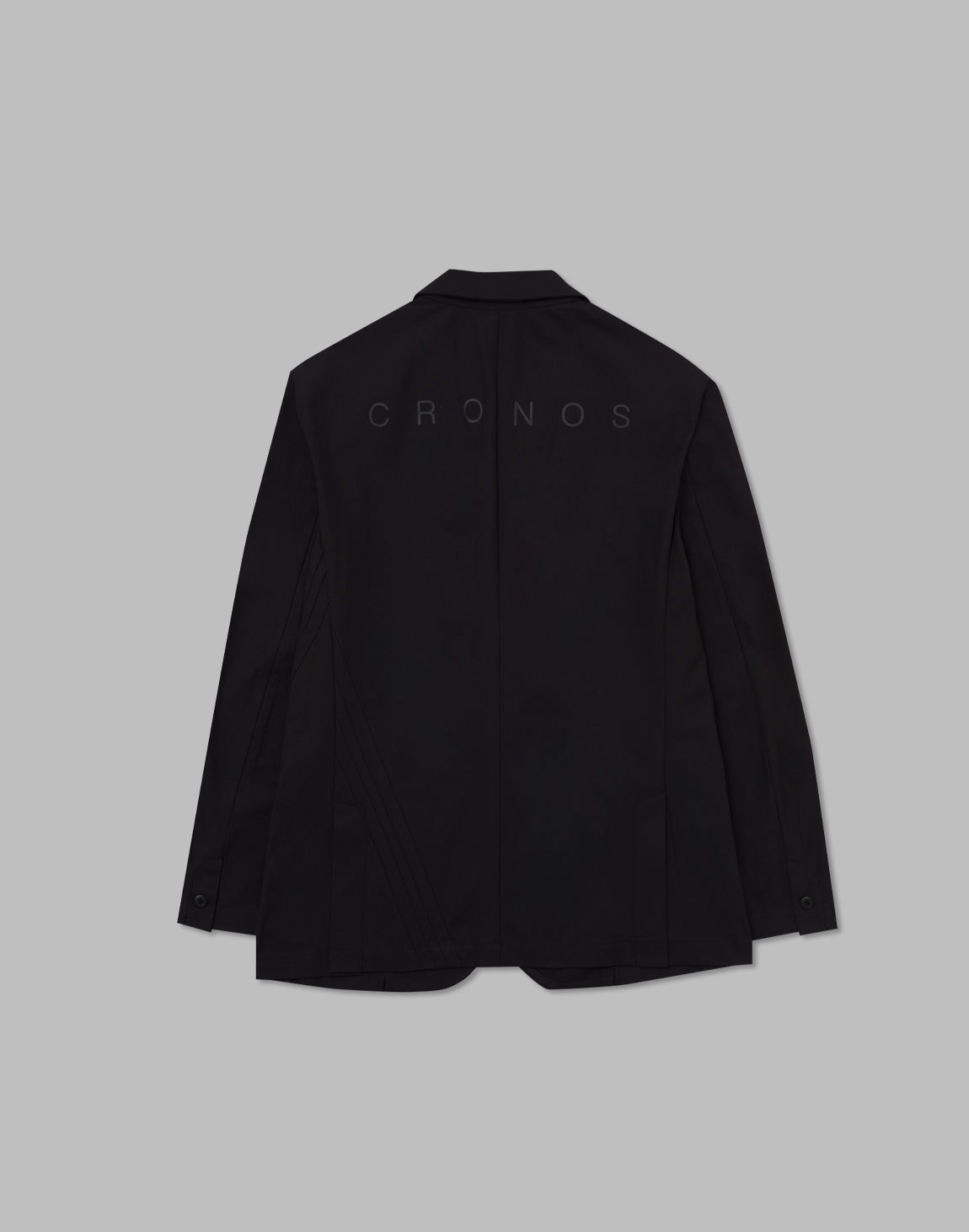 CRONOS BLACK STRIPED JACKET【BLACK×BLACK】