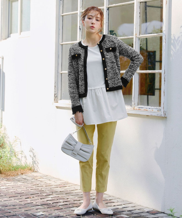 洗える】ツイードニットカーディガン / Tiaclasse | ファッション通販