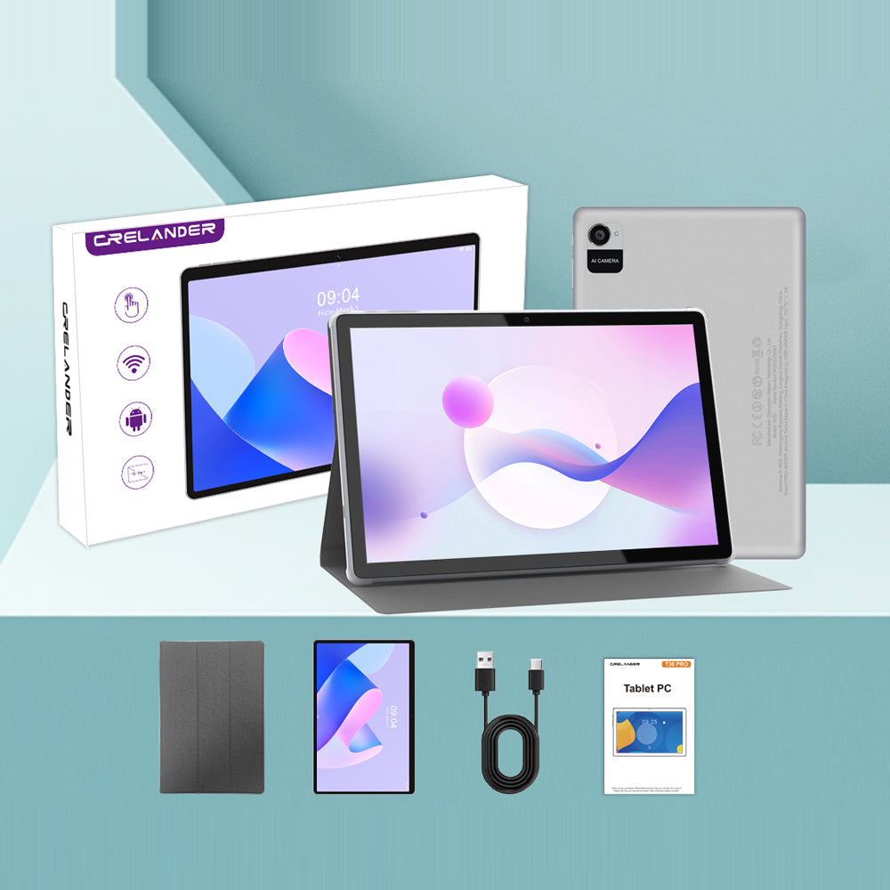 CRELANDER W30 Android Tablet, 10.1 Inch Android 15 Tablet with