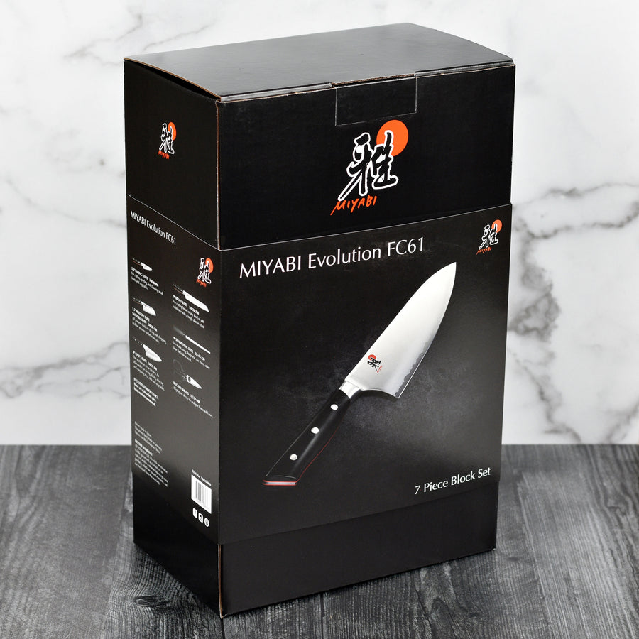 Miyabi Evolution Knife Block Set - 7 Piece – Cutlery and More