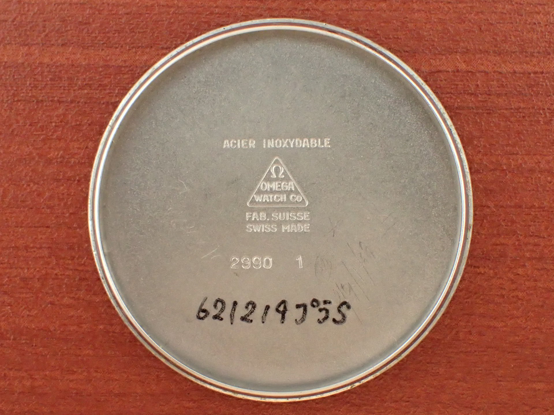 オメガ ランチェロ 米軍調達 ブラックDL キャタピラブレス 1950年代