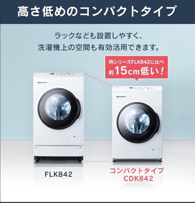 成約済み】アイリスオーヤマドラム式洗濯機 CDK832 2023年製 洗濯8kg