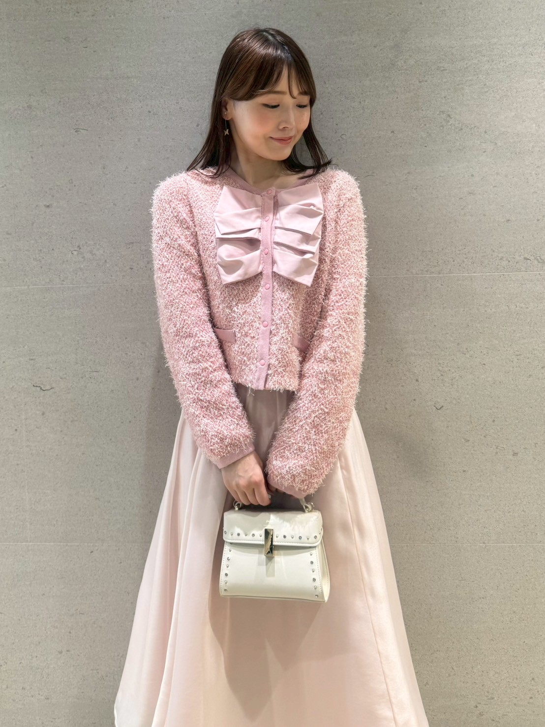 ダブルリボンニットジャケット(ジャケット・ブルゾン)｜OUTER