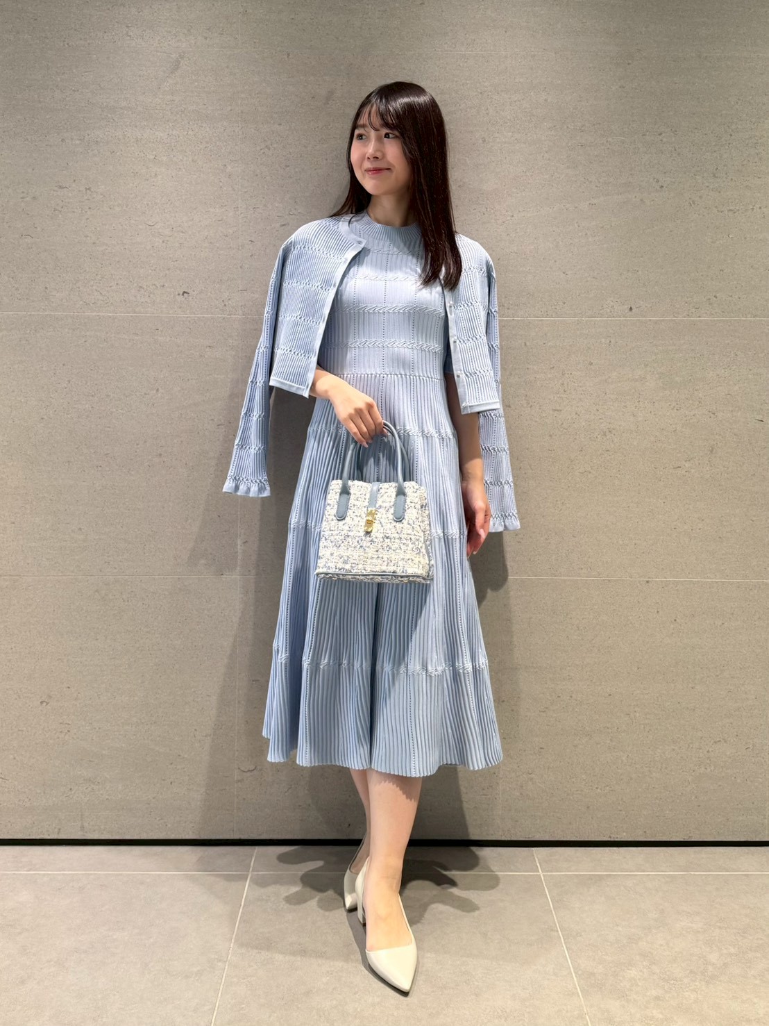 洗える】ディフォメーションワンピース(ニットワンピース)｜DRESS