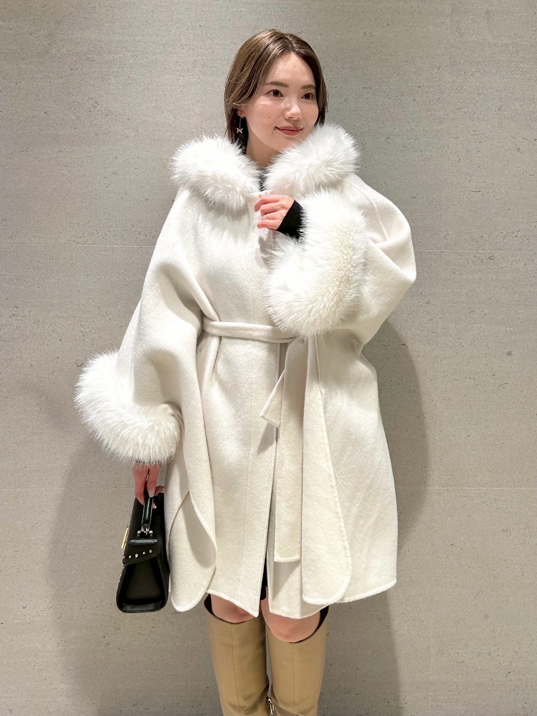 ファーポンチョコート(コート)｜OUTER（アウター）｜CELFORD（セル