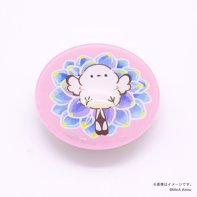 吾妻まいか・シマエナガ ガラスマグネット 花｜郵便局のネットショップ