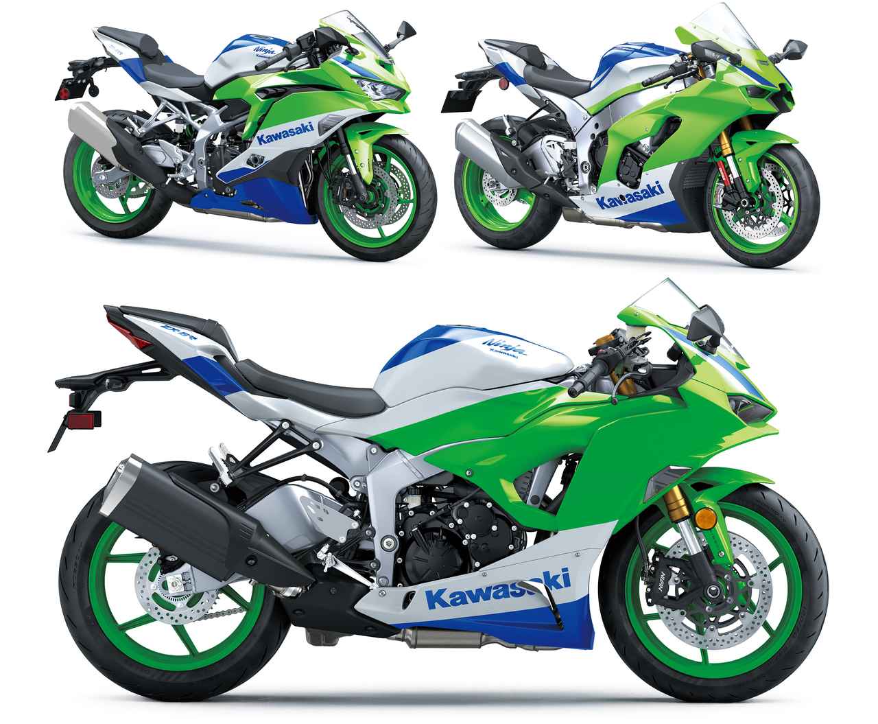 カワサキ「Ninja ZX-4RR」「Ninja ZX-6R」「Ninja ZX-10R」のNinja