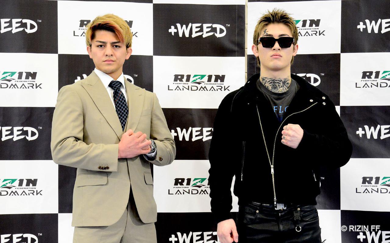 鈴木千裕vs.平本蓮が決定！+WEED presents RIZIN LANDMARK vol.2 対戦