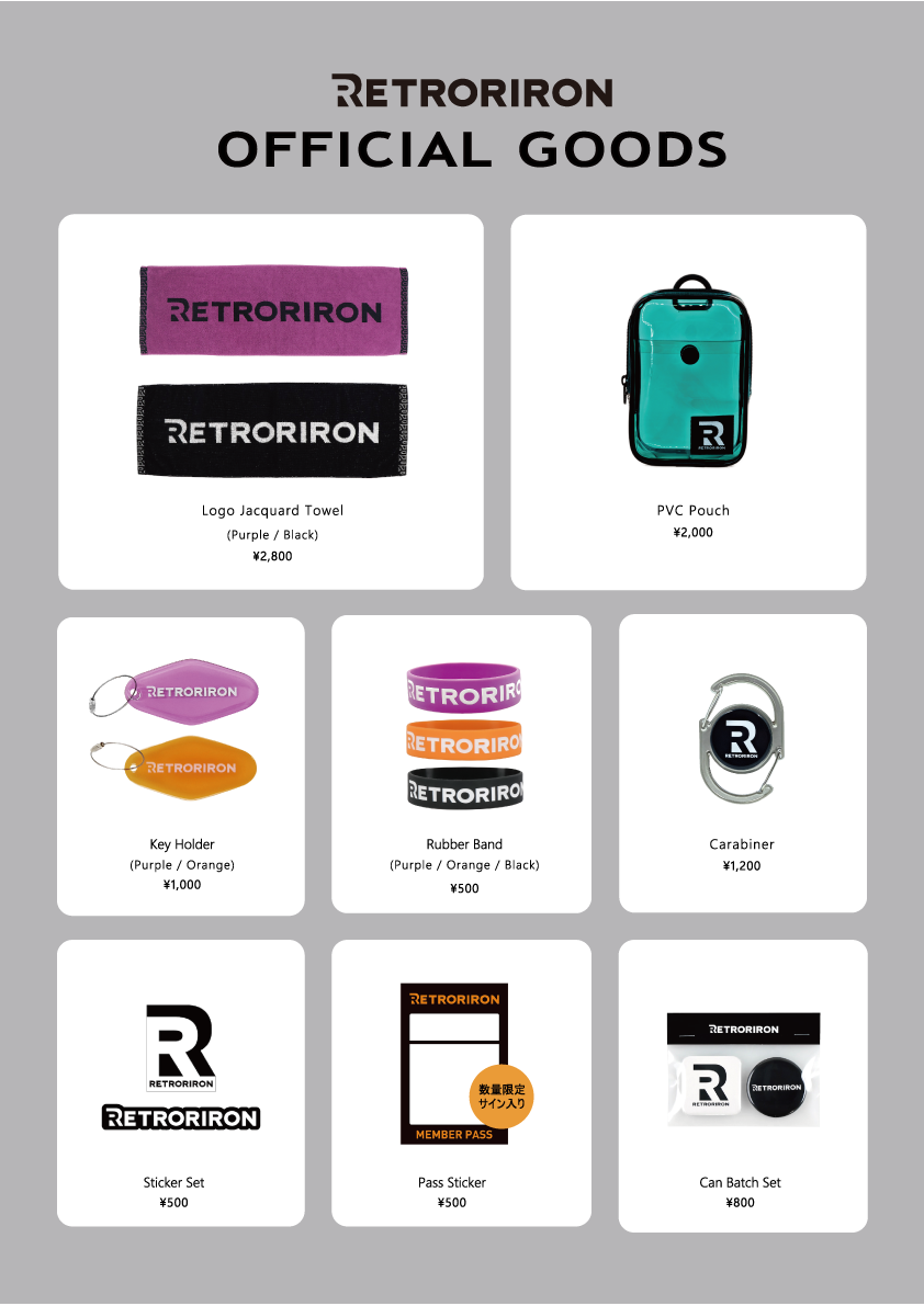 ツアーグッズ発表！｜ レトロリロン｜RETRORIRON Official Site