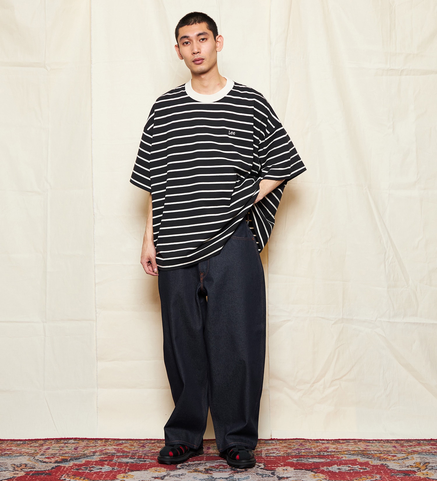 SUPERSIZED ビッグシルエットカウボーイデニムパンツ セットアップ対応