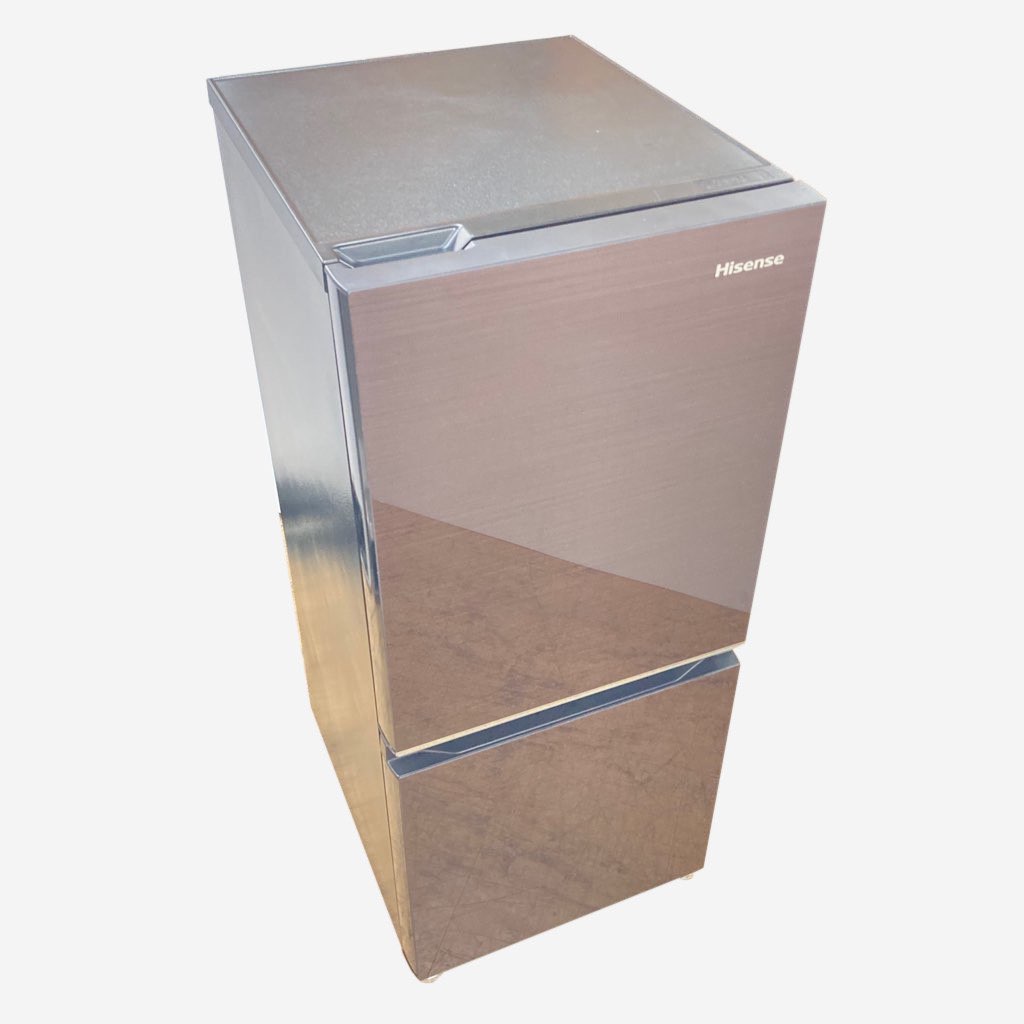 135L 2ドア冷蔵庫 自動霜取りファン式 ハイセンス HR-G13C-BR 2022年製