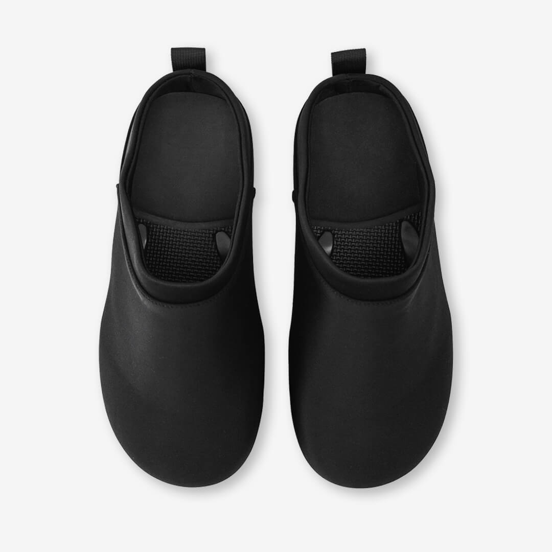 ま*る様 racbaki サボサンダル レディースM (鼻緒なし) ブラック サボ