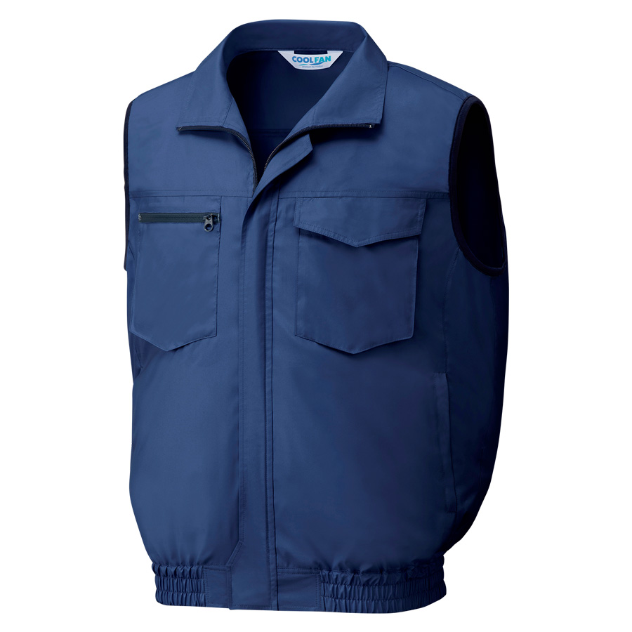 クールファン ベスト（ファン別売） WEV27上 ネイビー | 【ミドリ