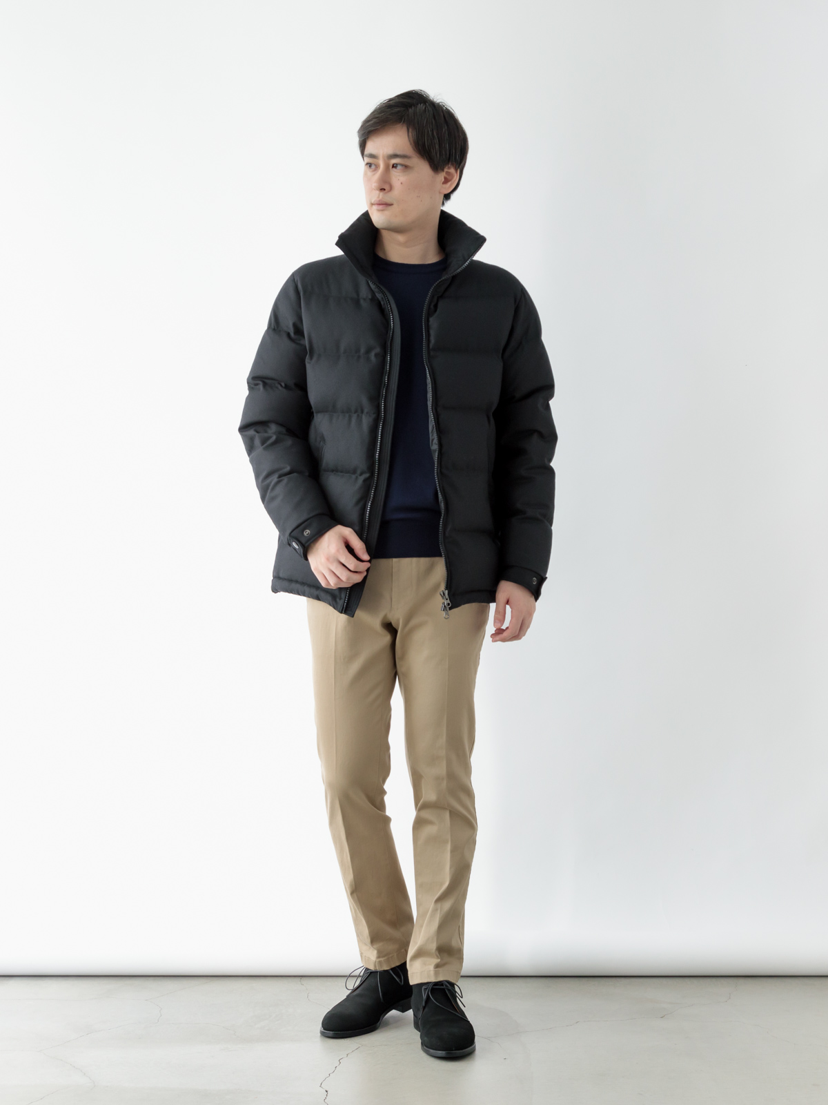 ファクトリエ限定モデル】南極観測隊のダウン/ジャケットスタイル