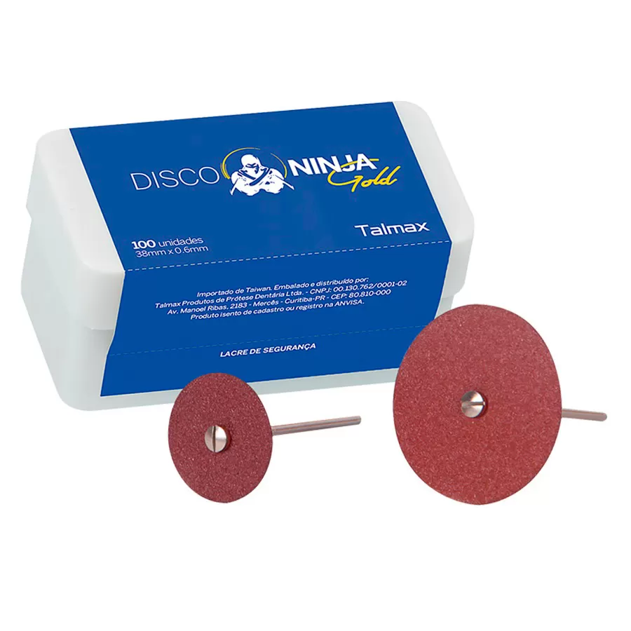 Disco Ninja Gold Grande Caixa – Talmax | Dental do Protético