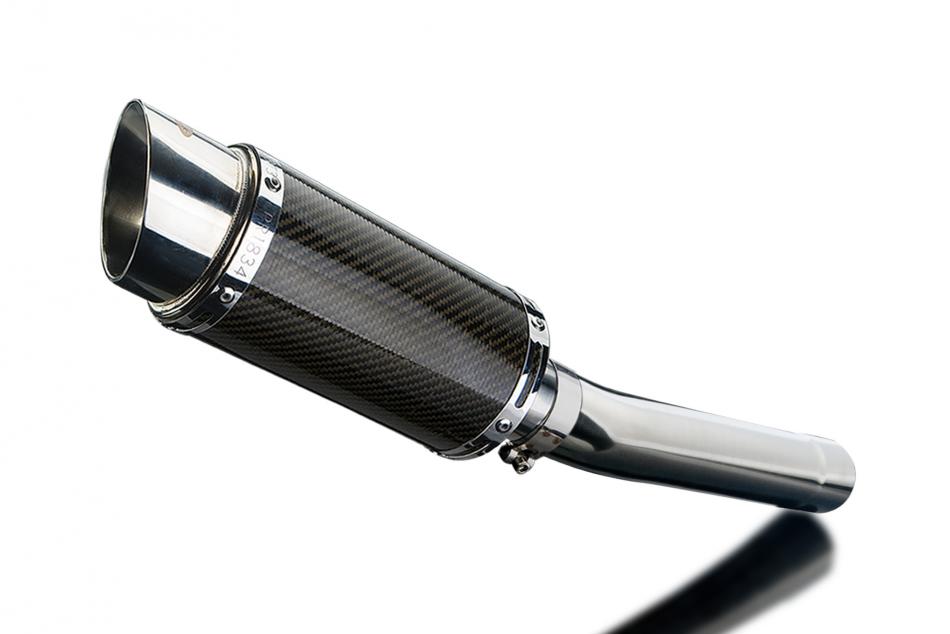 Slip-On Exhaust with 13.5-inch XOval Brushed 304 Stainless Steel