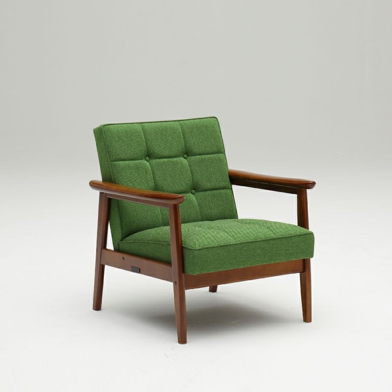 カリモク60 Kチェア 1シーター タープグリーン［W36140GW］ - カリモク