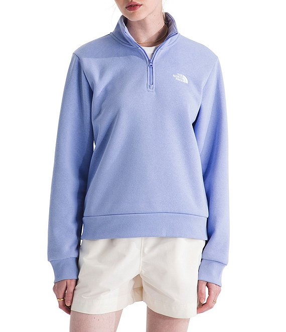 The North Face Evolution Embroidered Logo Mock Neck Quarter Zip