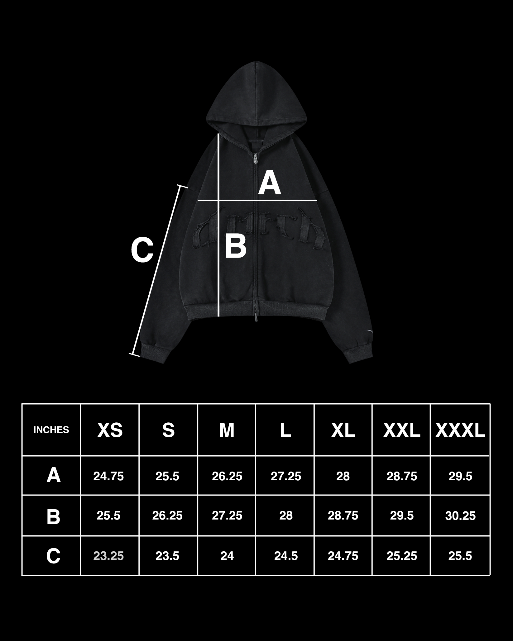 ARCH LOGO ZIPUP (FLINT) – ditch