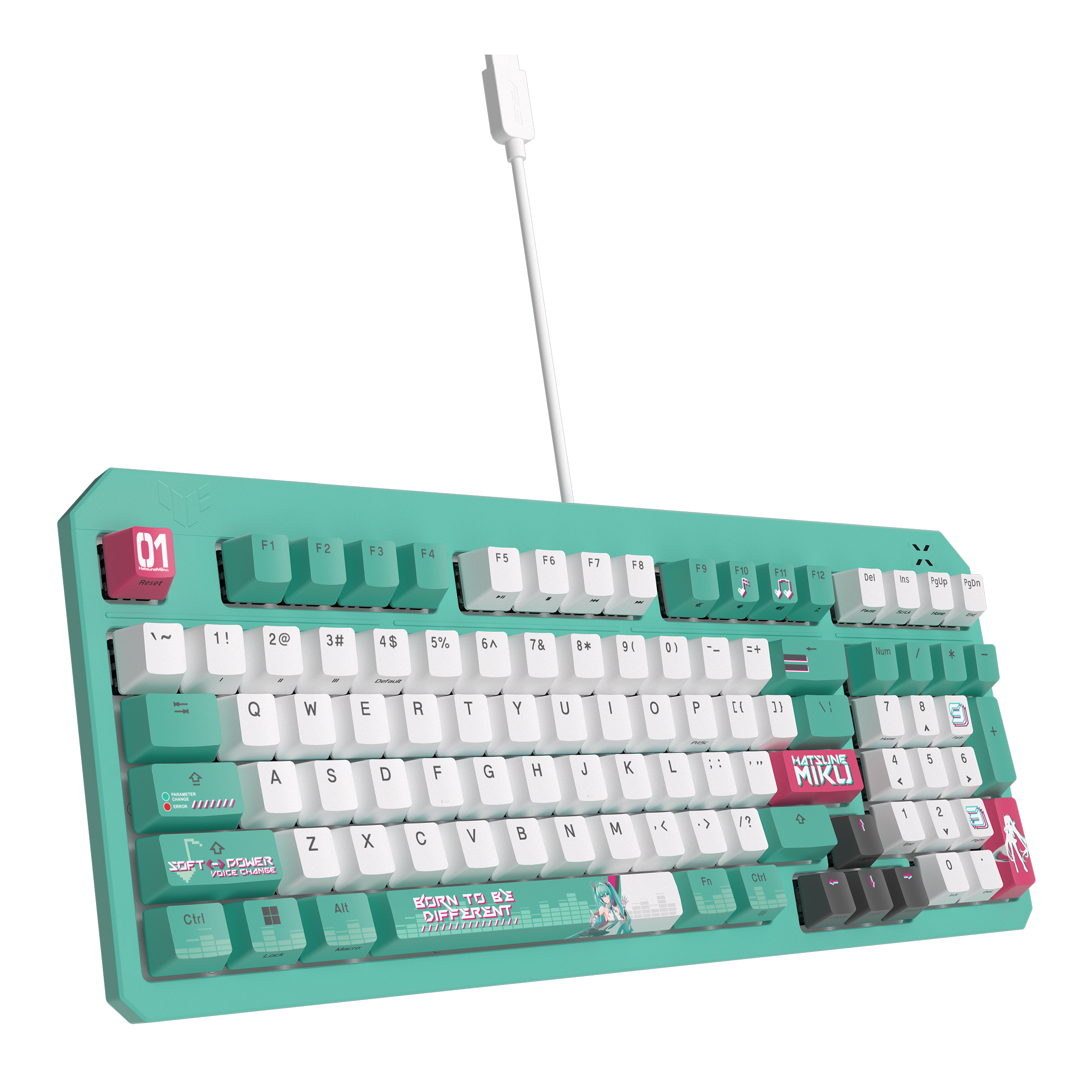 ASUS TUF Gaming K3 Gen II Hatsune Miku Edition｜Keyboards｜ASUS