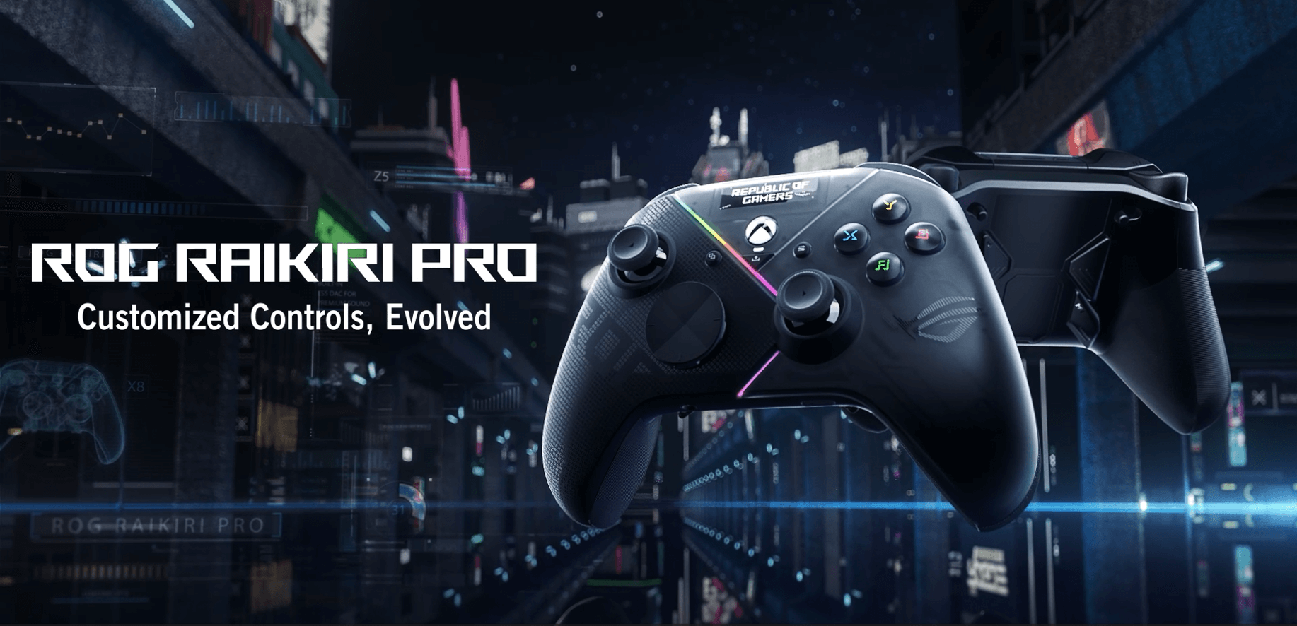 ROG Raikiri Pro | Gaming コントローラー｜ROG - Republic of Gamers