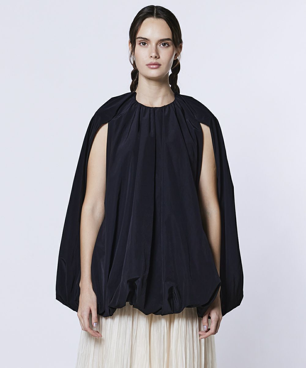 Sov. / タフタ ポンチョブラウス TOPS Night STORE | ダブル