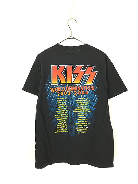 古着 00s USA製 KISS キッス 「World Domination!」 ツアー メタル