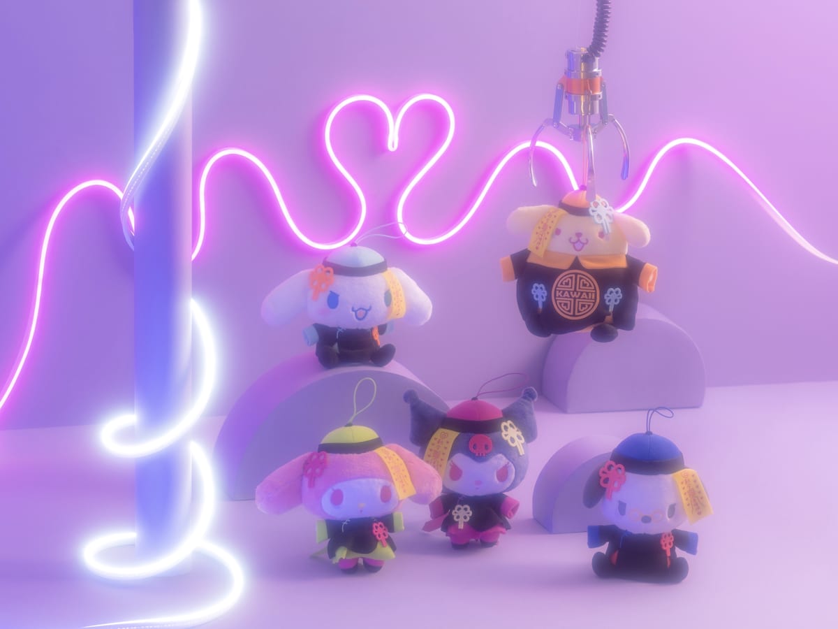 マイメロディ、ポチャッコ、ポムポムプリン、シナモロール、クロミ