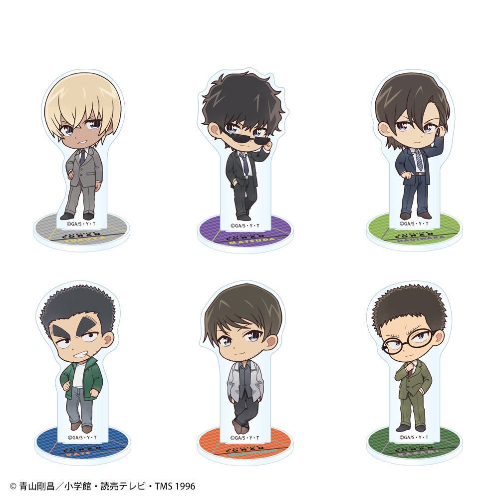 名探偵コナン アクリルスタンド ホログラム缶バッジ 降谷零 松田陣平